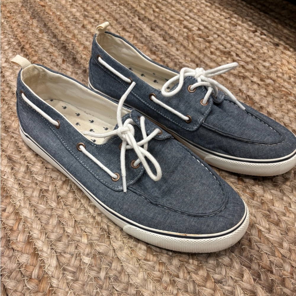 GAP Blue Denim Boat Shoes for Men